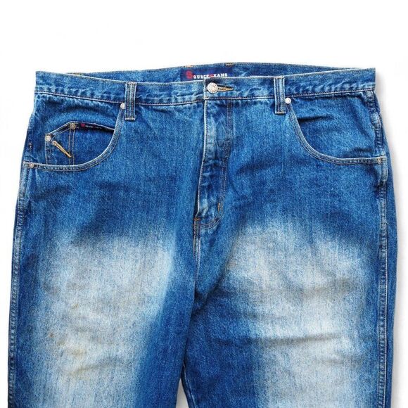 Source Jeans Vintage 90s Y2K Distressed Relaxed Skate Jeans Men's 42 x 34 - Picture 8 of 14